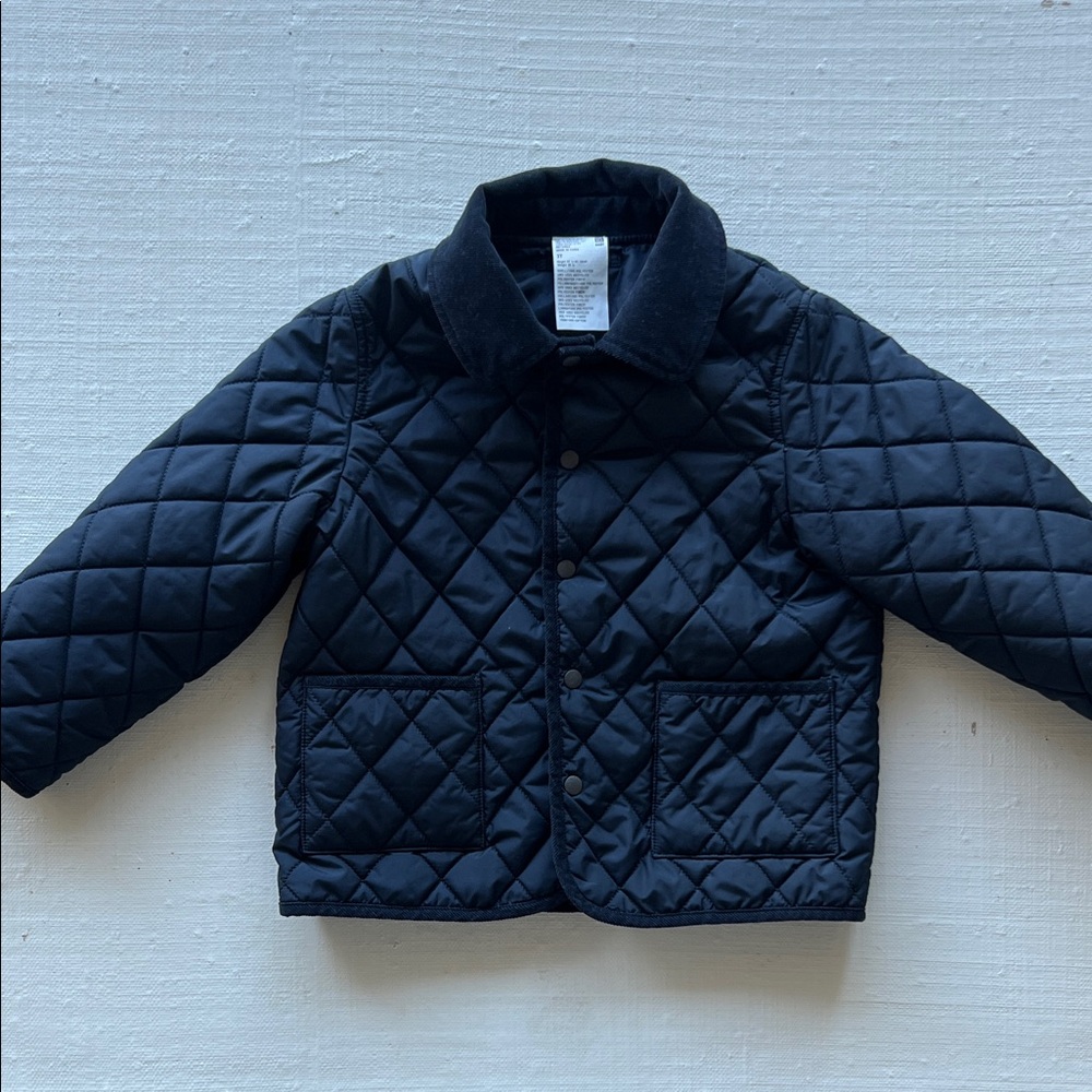Uniqlo Kids Black Quilted Puffer Jacket